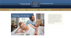 Desktop Screenshot of grandlegacymattress.com